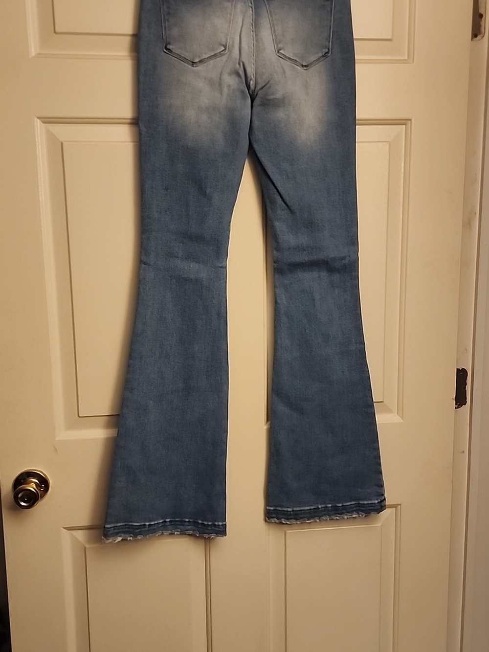 KanCan Light Blue Distressed Flare Jeans - Picture 2 of 2